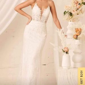 Lulus Wonderstruck Wedding Dress